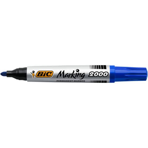 Marcatore permanente BIC Marking 2000 punta conica 4,95 mm - assortiti - conf. 4 pezzi - 8209112